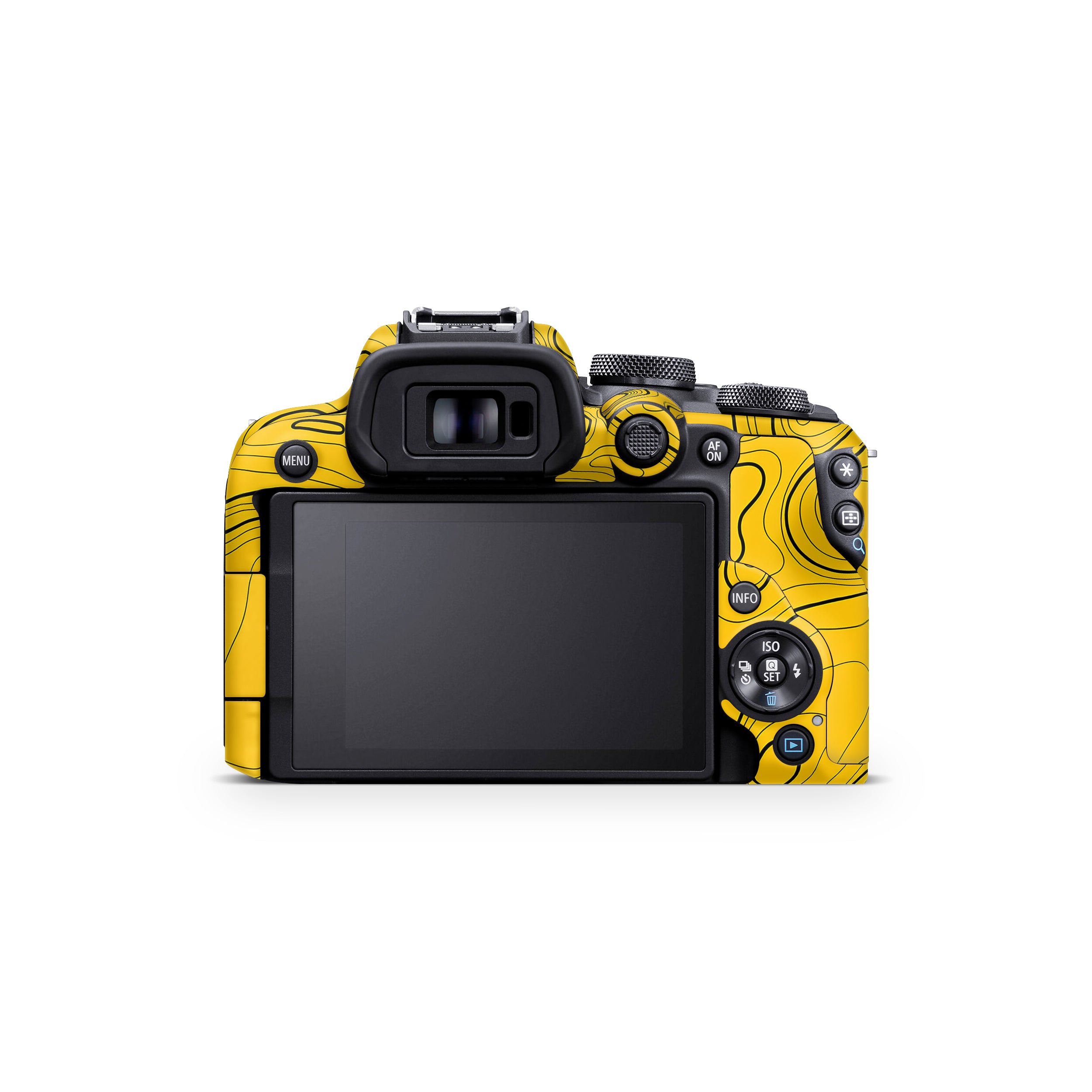 Topographic Map Pattern Canon EOS R10 Camera Skin