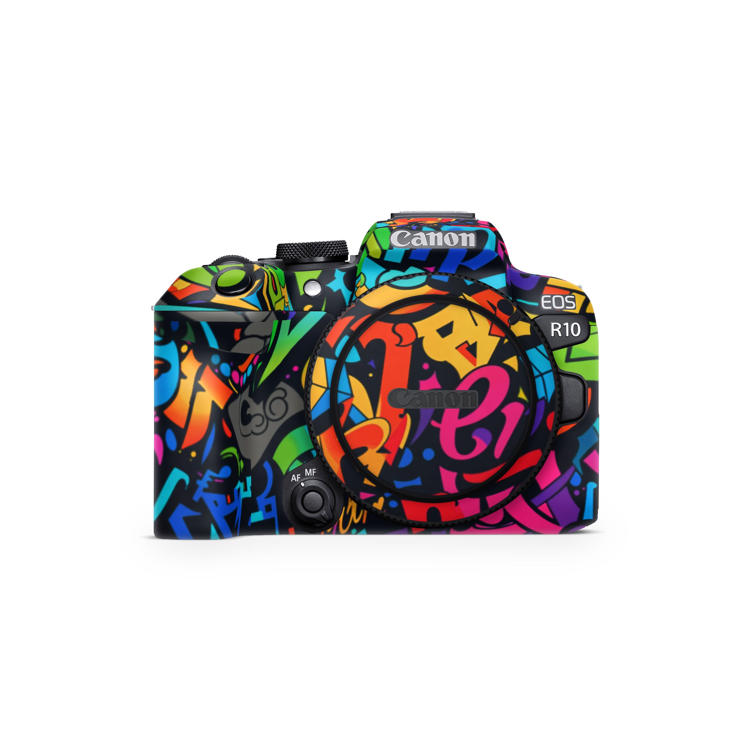 Colorful Urban Street Art Lettering Canon EOS R10 Camera Skin