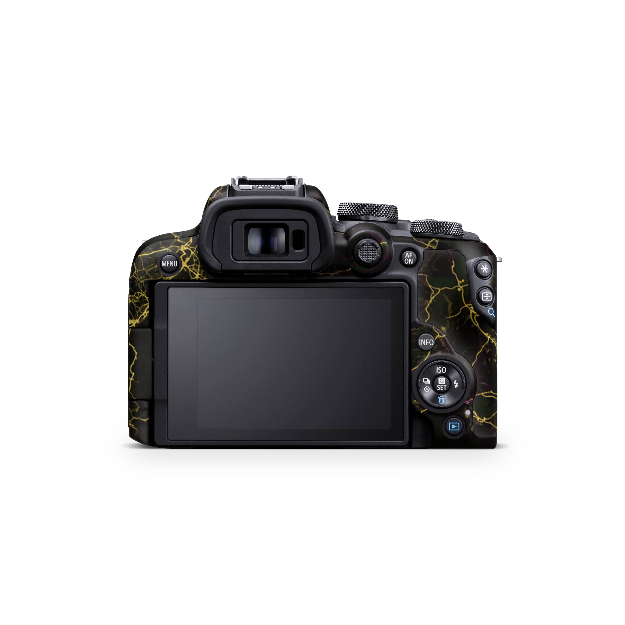 Electric Gold Veins Canon EOS R10 Camera Skin