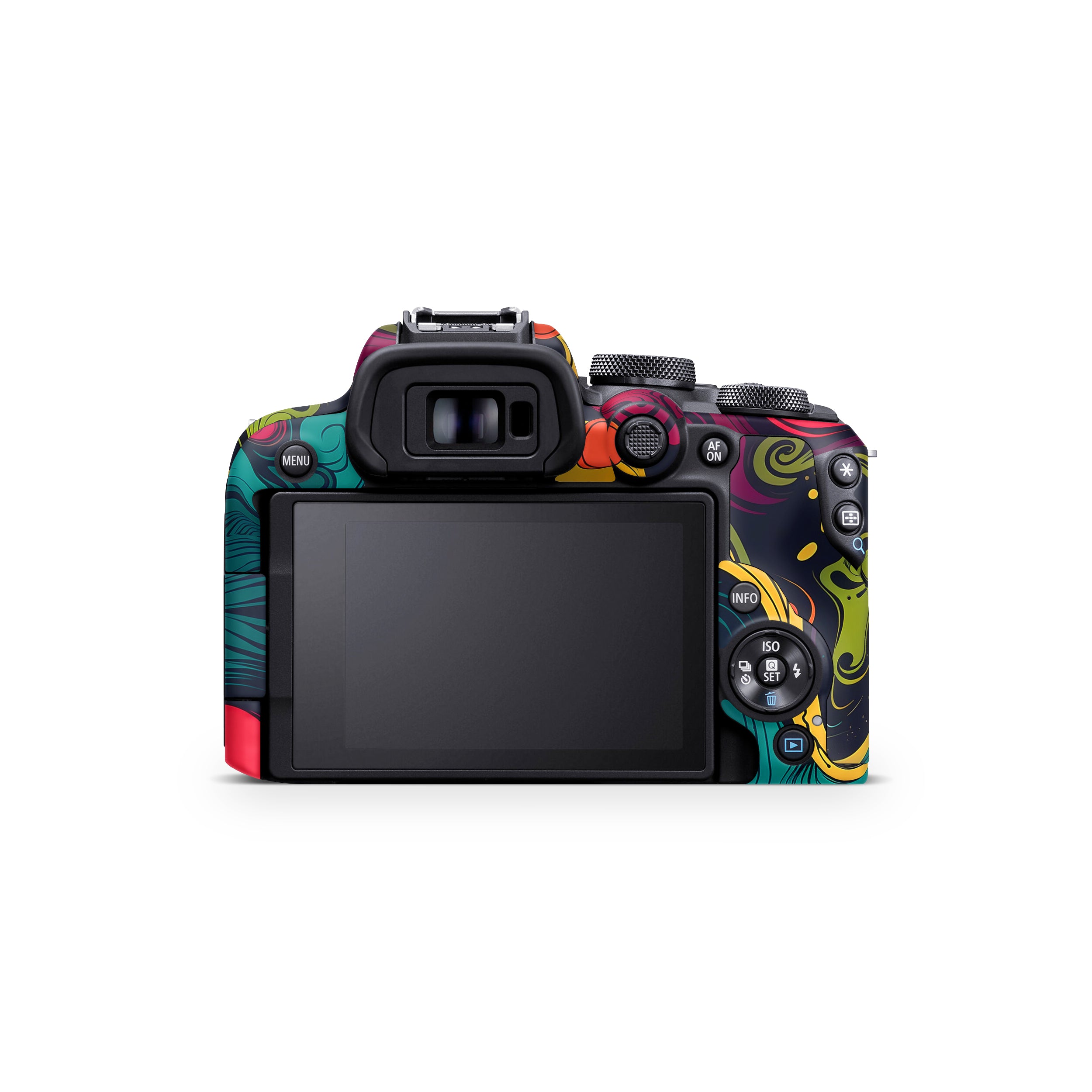 Psychedelic Color Swirl Canon EOS R10 Camera Skin