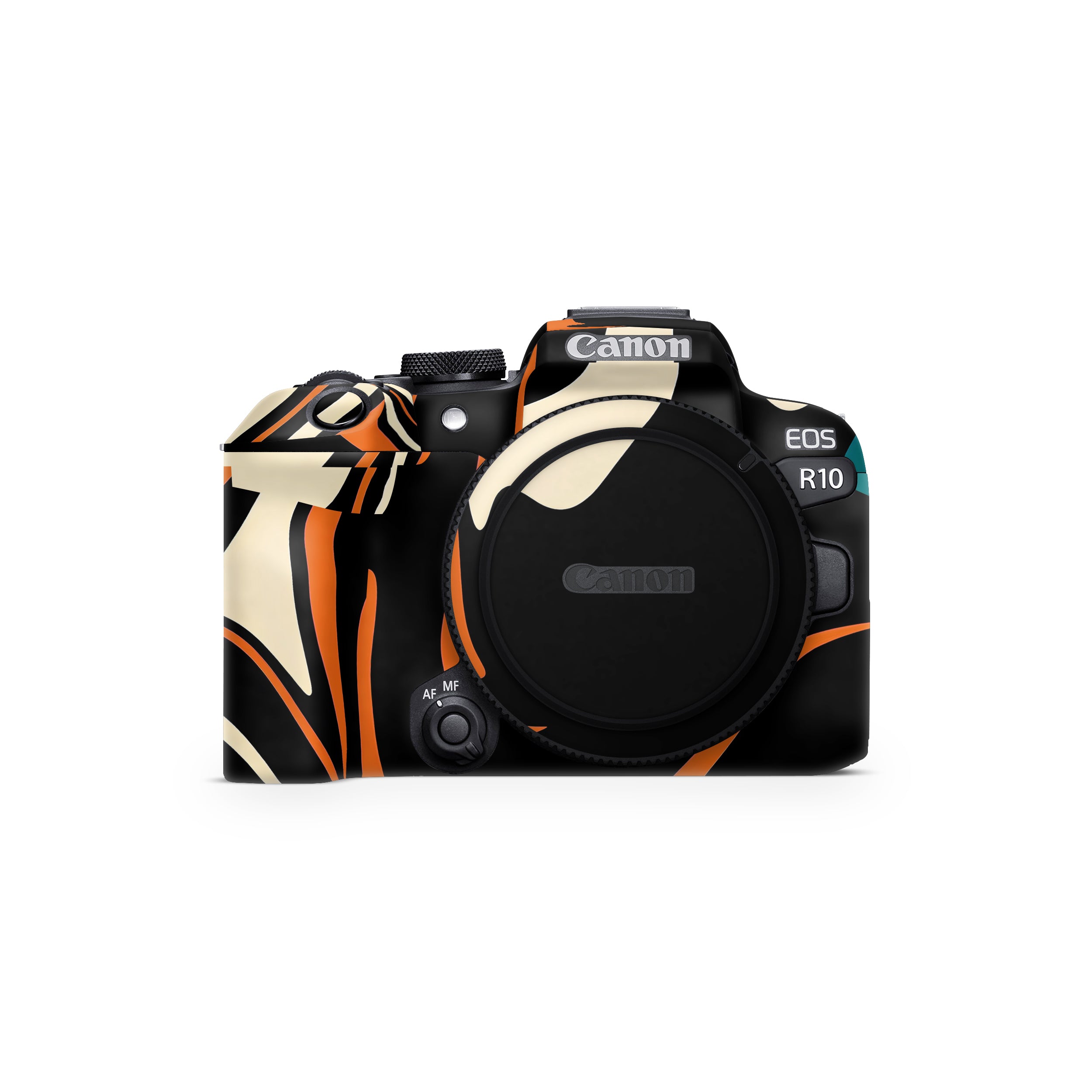 Mid-Century Abstract Swirl Canon EOS R10 Camera Skin