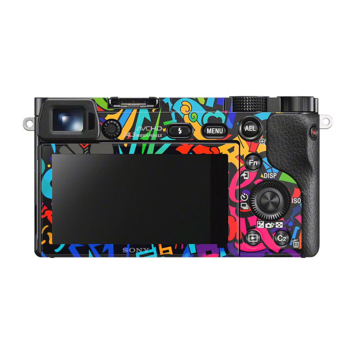 Colorful Urban Street Art Lettering Sony A6000 Camera Skins
