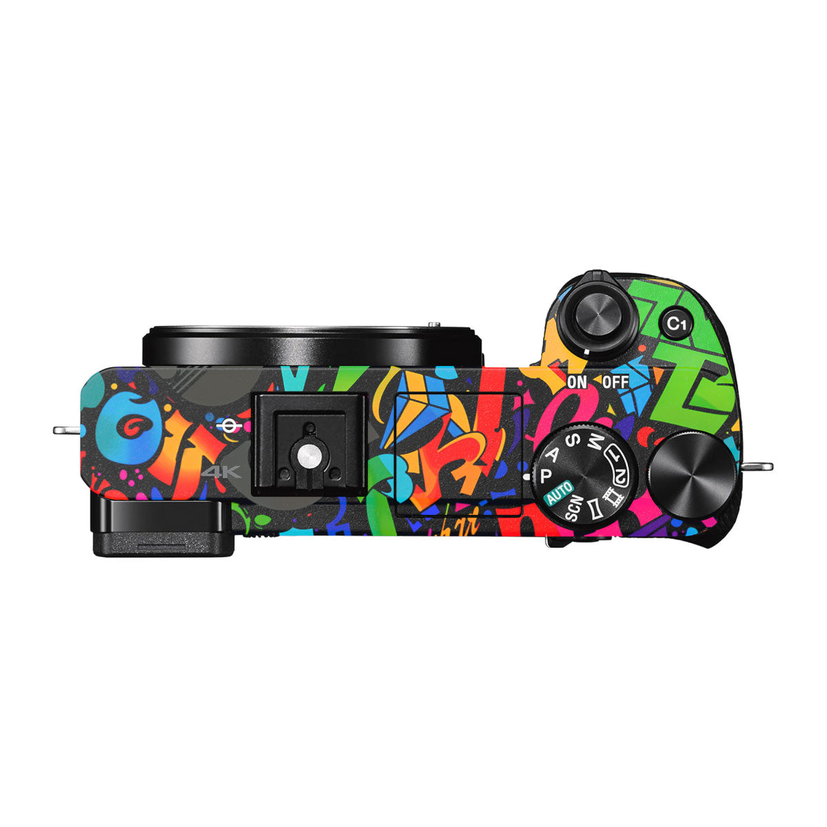 Colorful Urban Street Art Lettering Sony A6000 Camera Skins