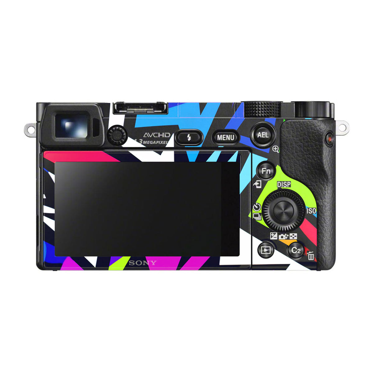 Bold Geometric Pop Sony A6000 Camera Skins