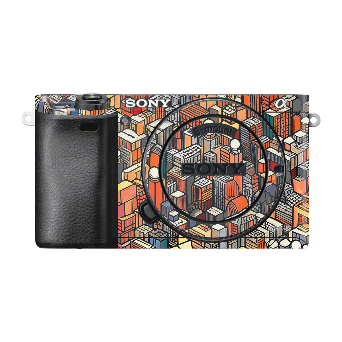 Isometric Cityscape Sony A6000 Camera Skins
