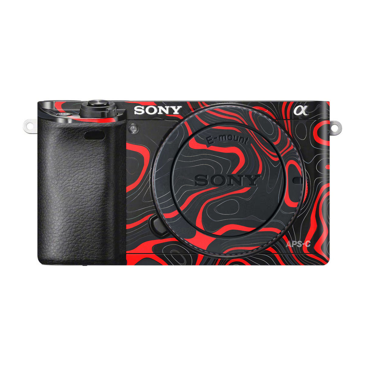 Crimson Waves Sony A6300 Camera Skins