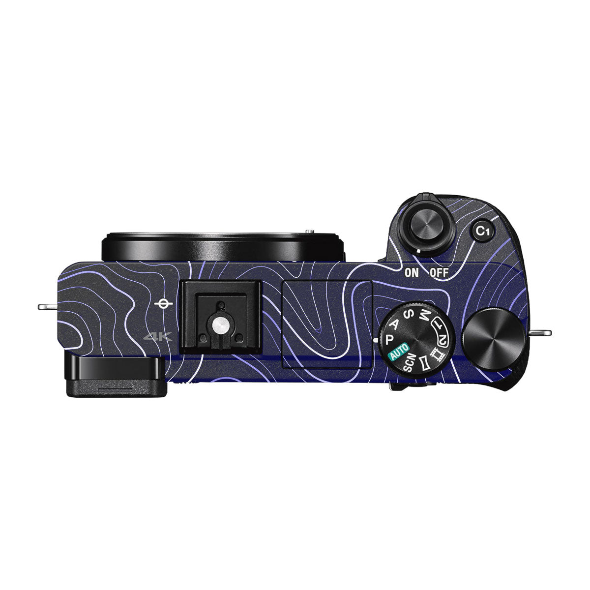 Deep Blue Contour Sony A6300 Camera Skins