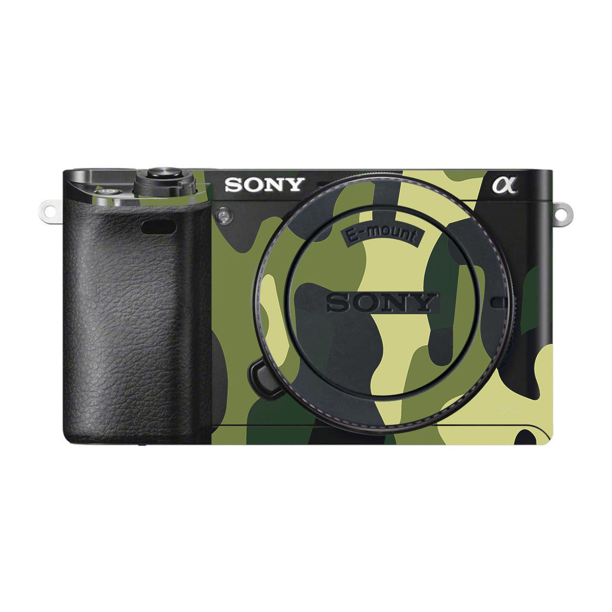 Forest Green Camo Sony A6300 Camera Skins