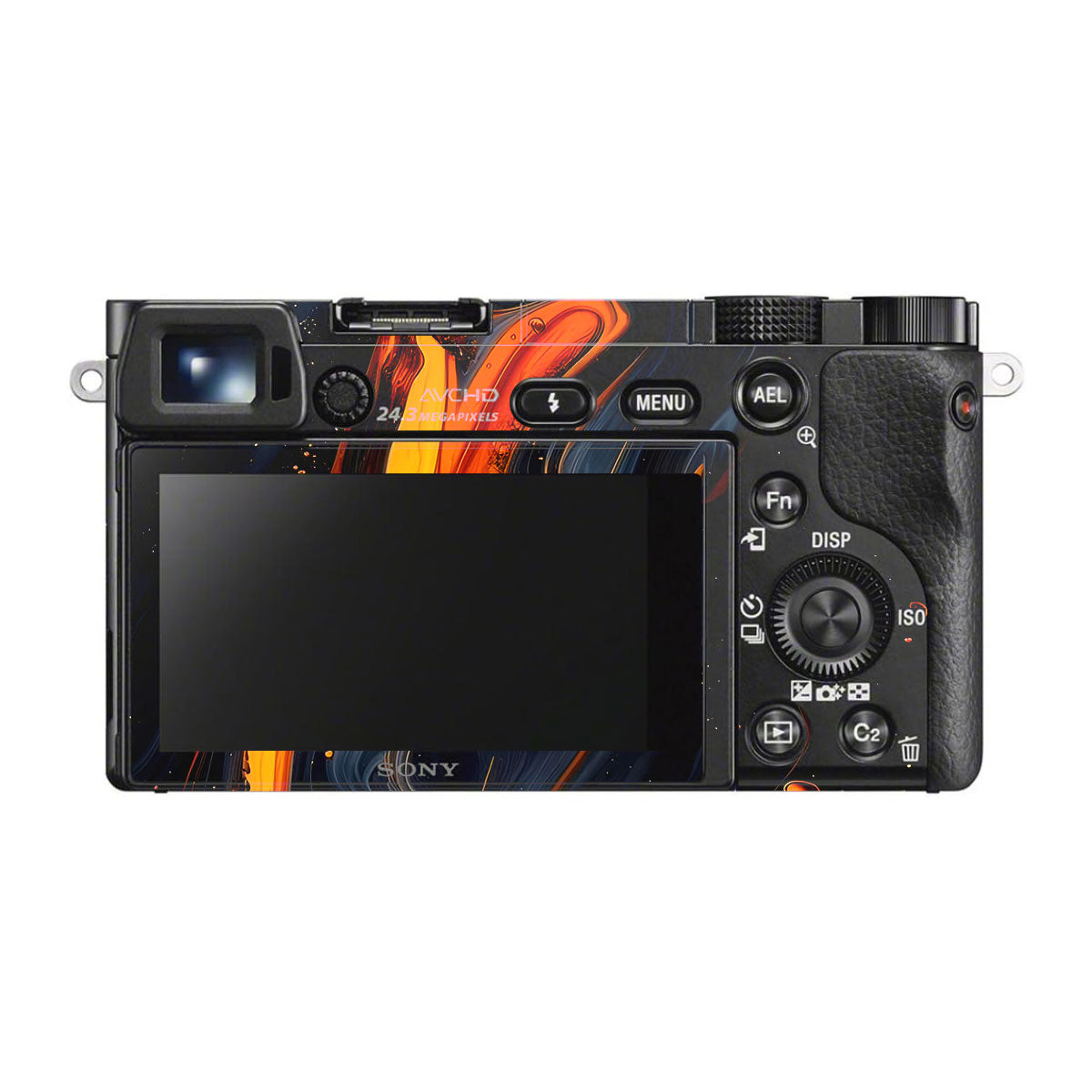 Lava Marble Sony A6300 Camera Skins