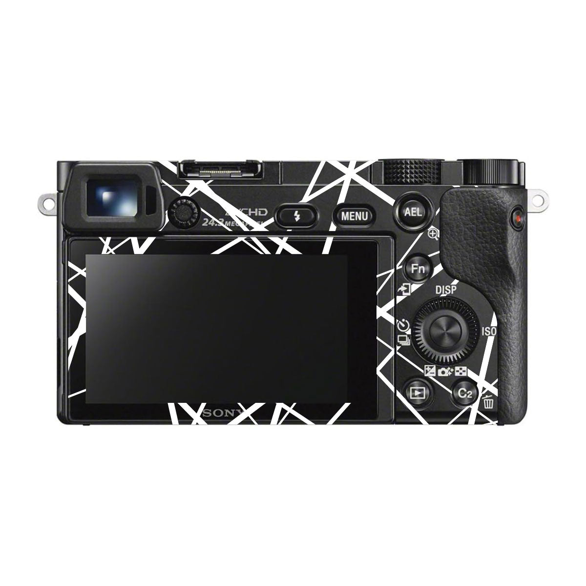 Mono Grid Sony A6300 Camera Skins