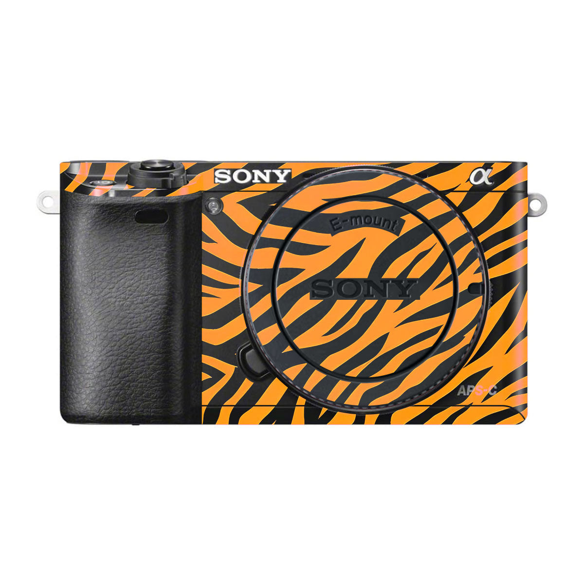 Zebra Gold Pattern Sony A6300 Camera Skins