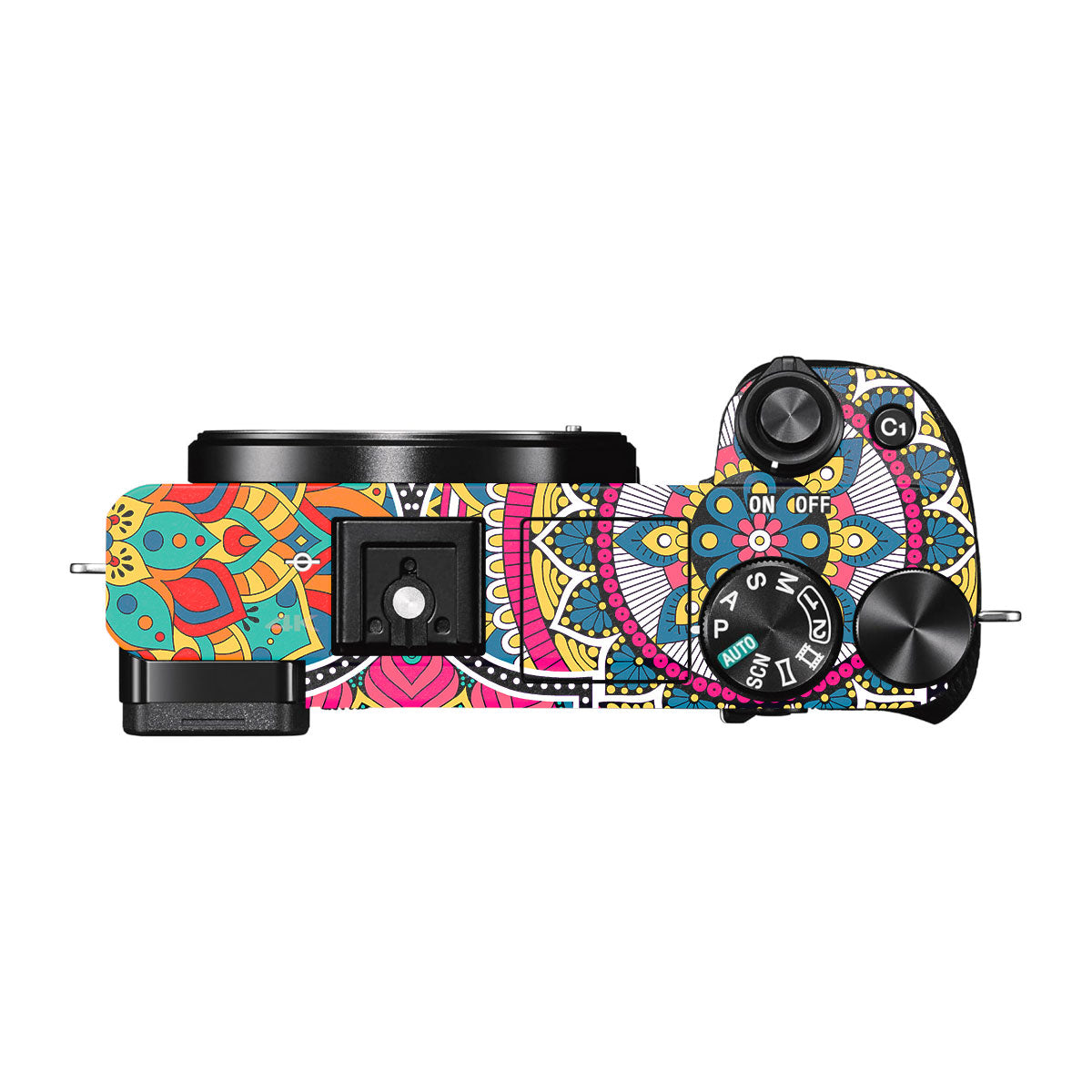 Boho Mandala Tile Pattern Sony A6300 Camera Skins
