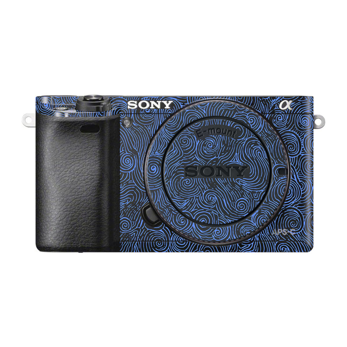 Blue Spirals Sony A6500 Camera Skins