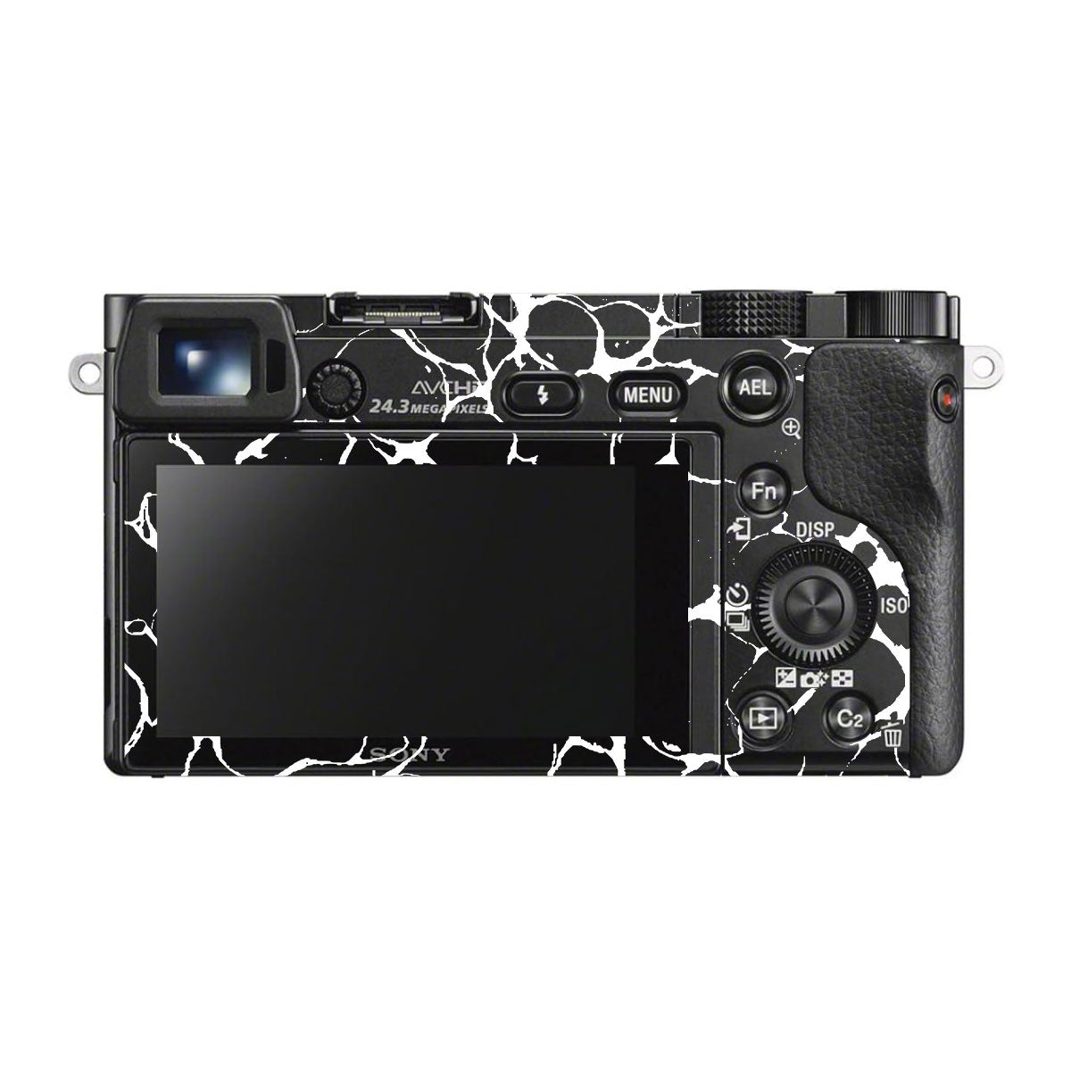 White Web Sony A6500 Camera Skins