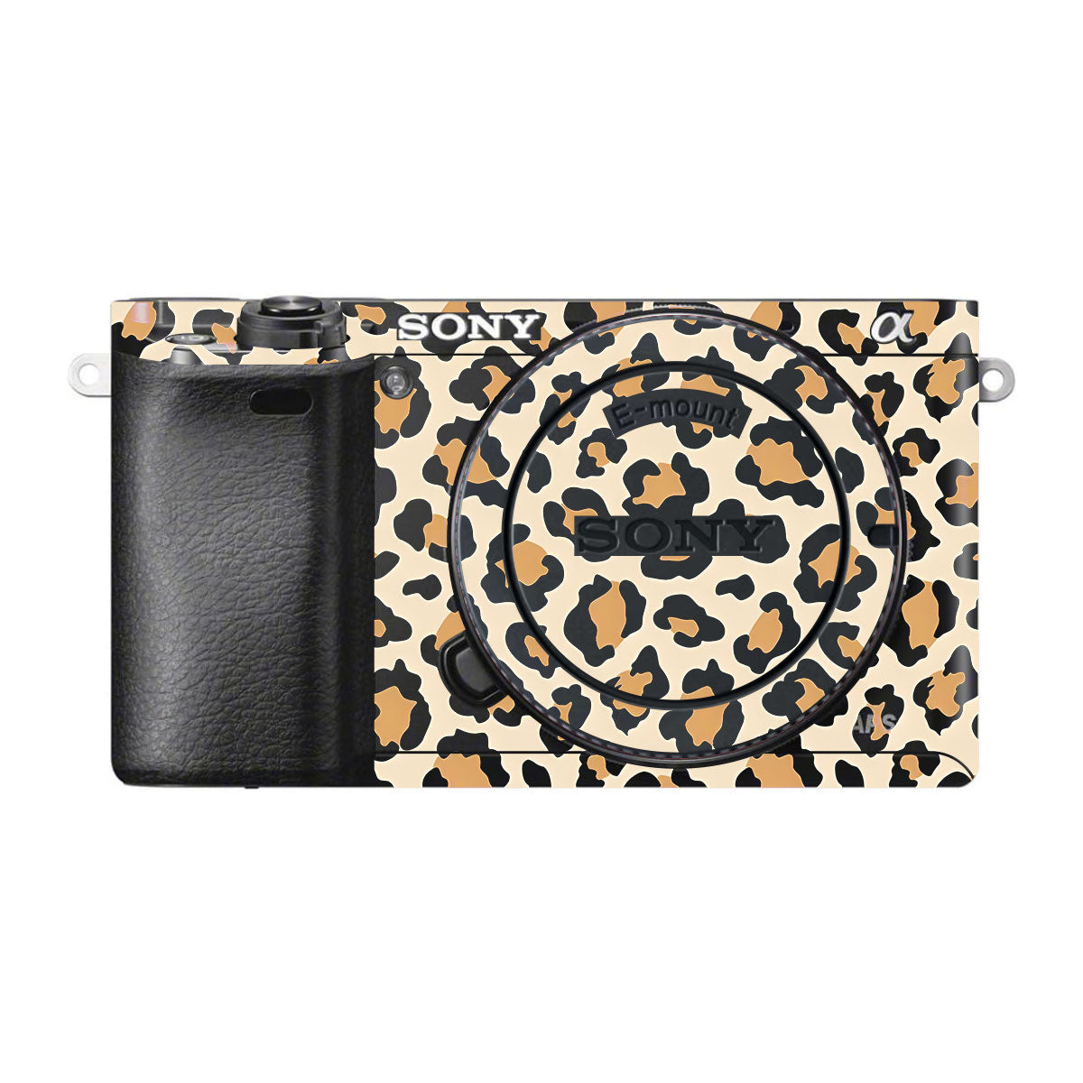 Sandy Leopard Spots Sony A6500 Camera Skins