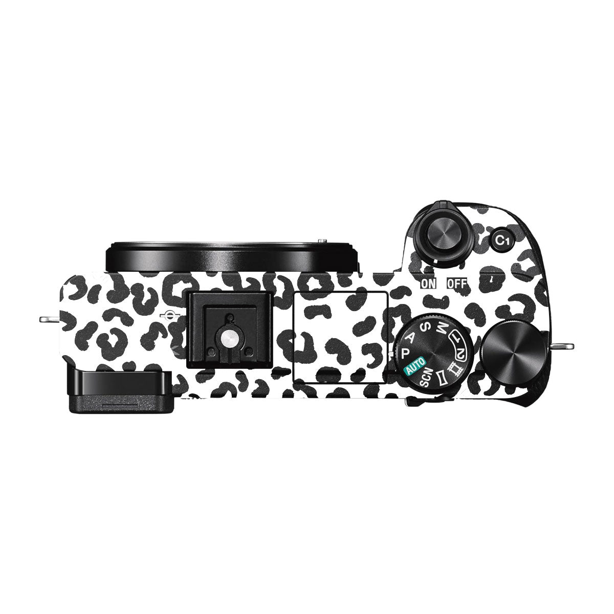 White Leopard Sony A6500 Camera Skins