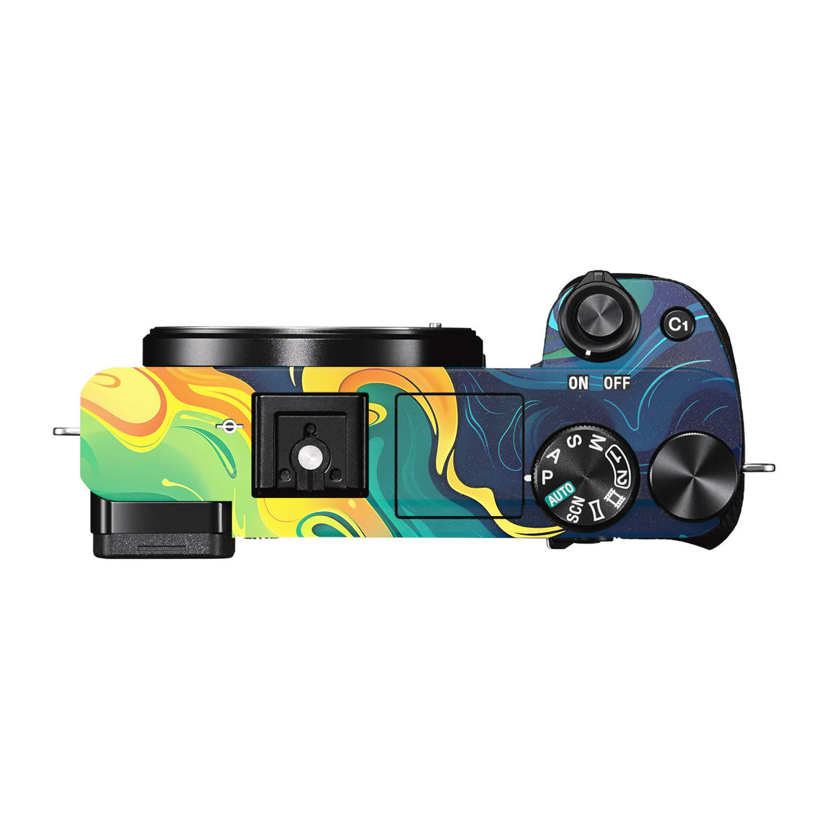Rainbow Liquid Fusion Sony A6500 Camera Skins