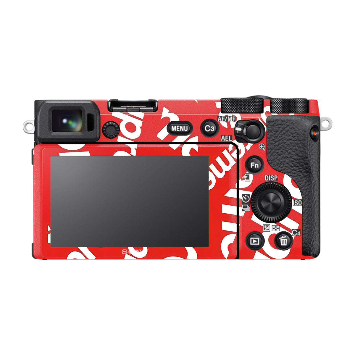 Supreme Red Sony A6600 Camera Skins