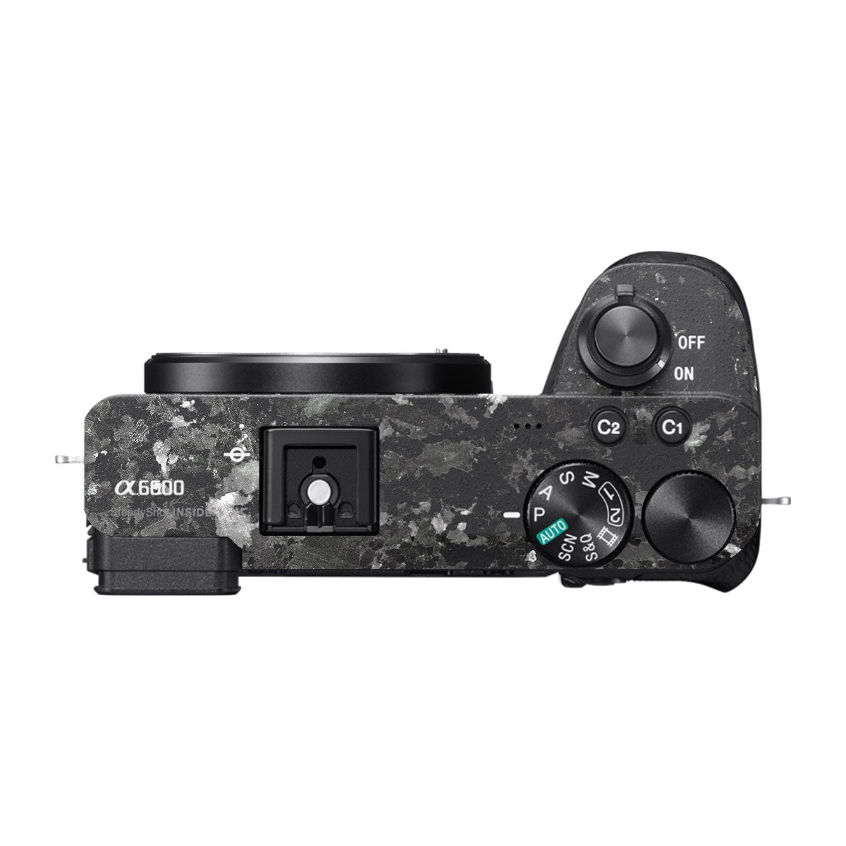 Black Granite Sony A6600 Camera Skins