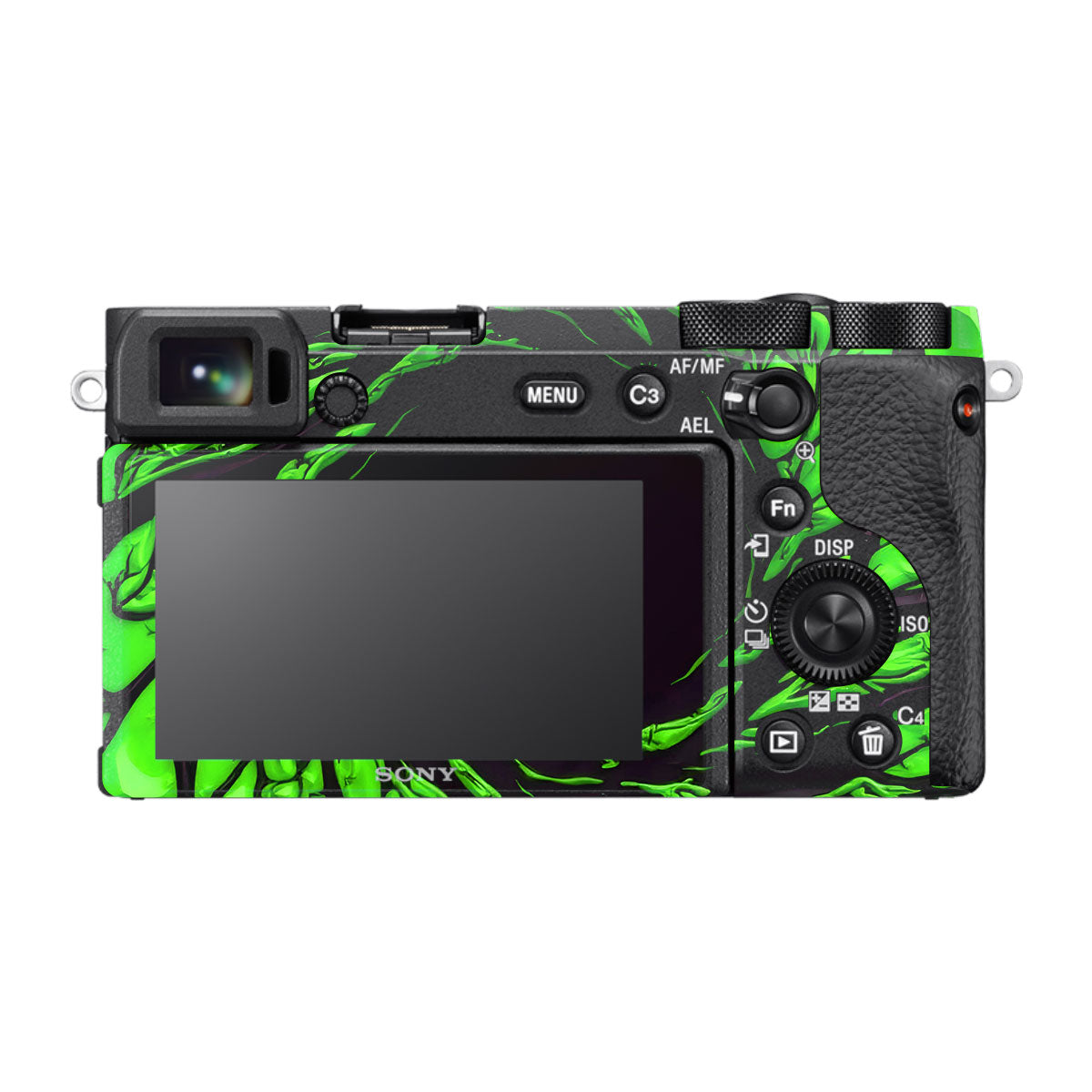 Venom Green Sony A6600 Camera Skins