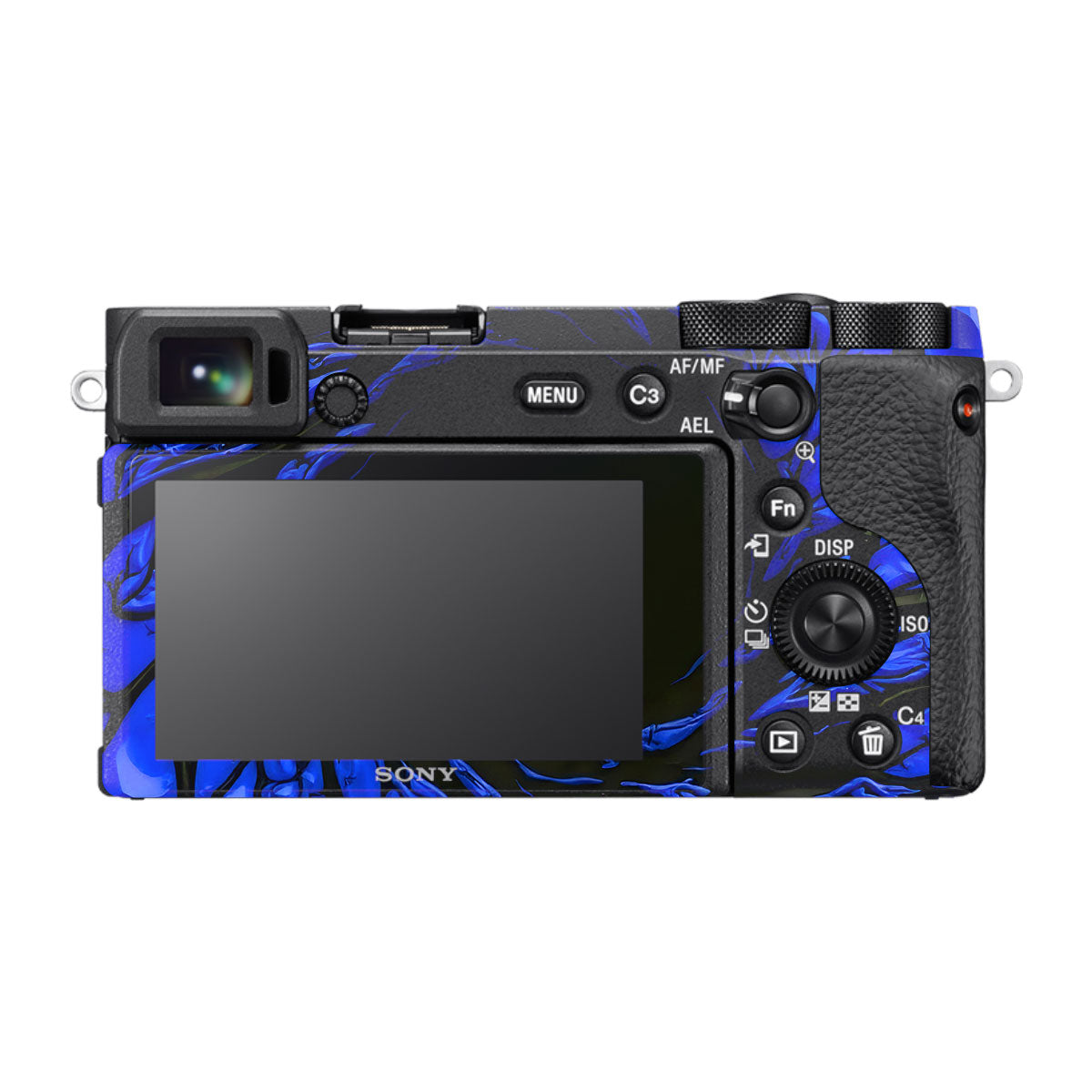 Venom Blue Sony A6600 Camera Skins
