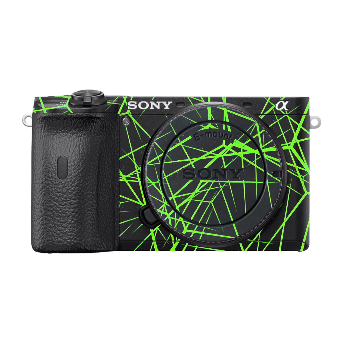 Neon Grid Sony A6600 Camera Skins
