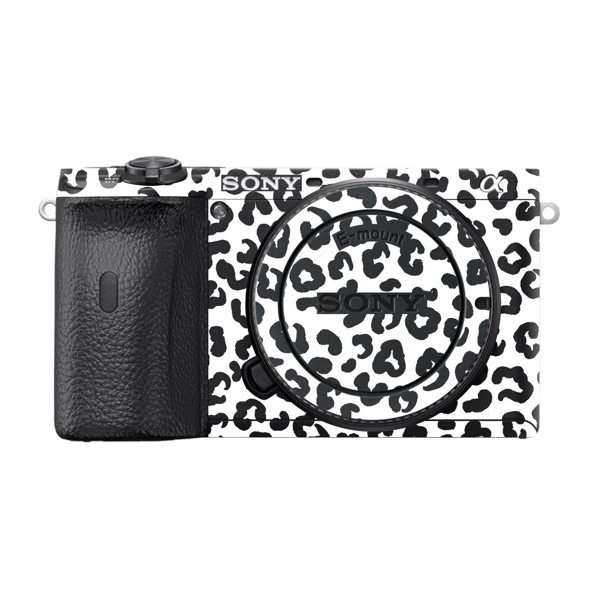White Leopard Sony A6600 Camera Skins