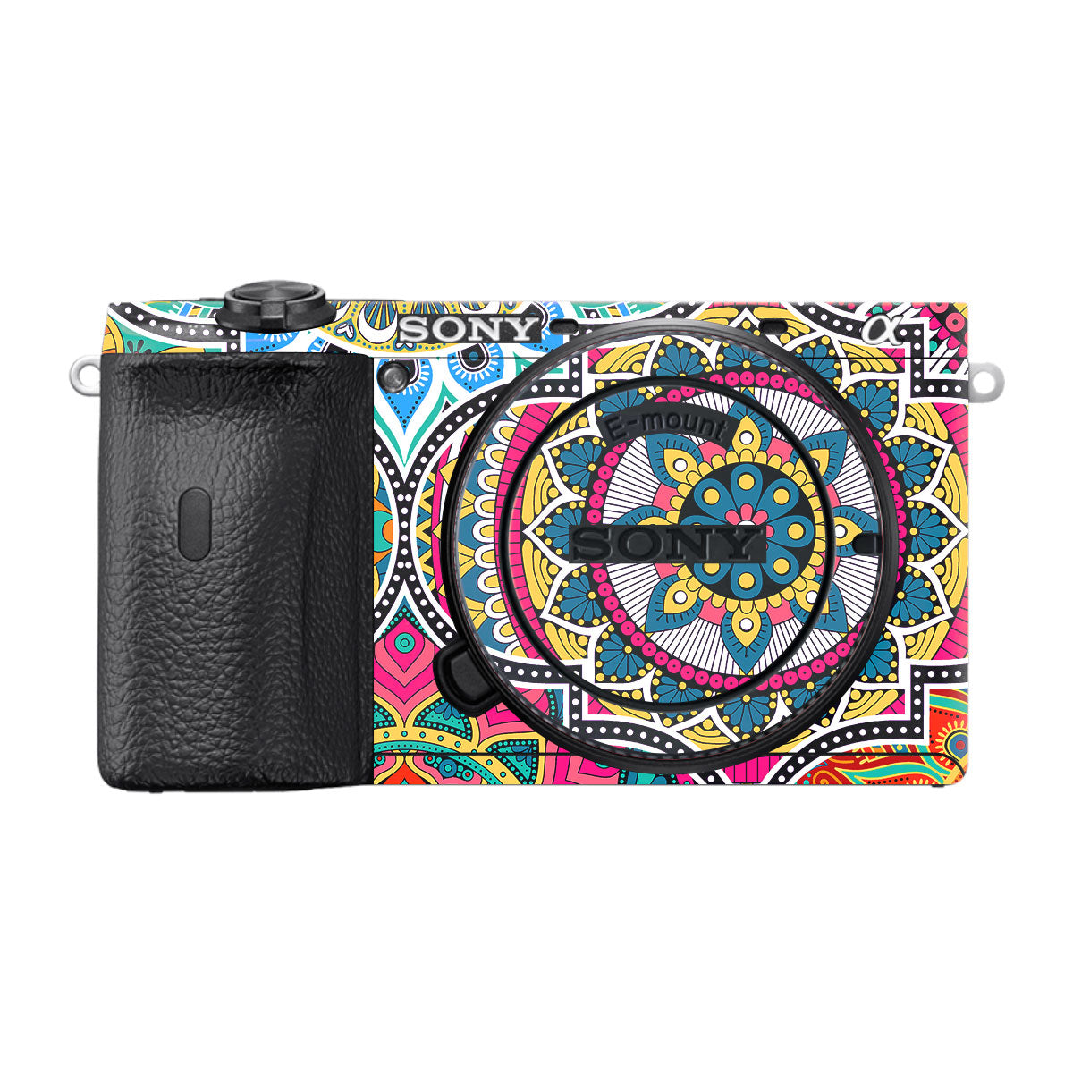 Boho Mandala Tile Pattern Sony A6600 Camera Skins
