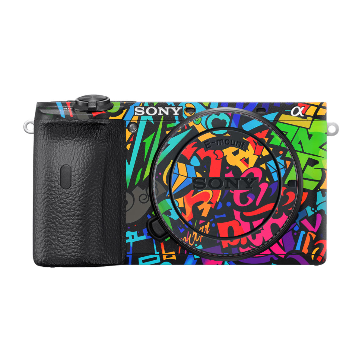 Colorful Urban Street Art Lettering Sony A6600 Camera Skins