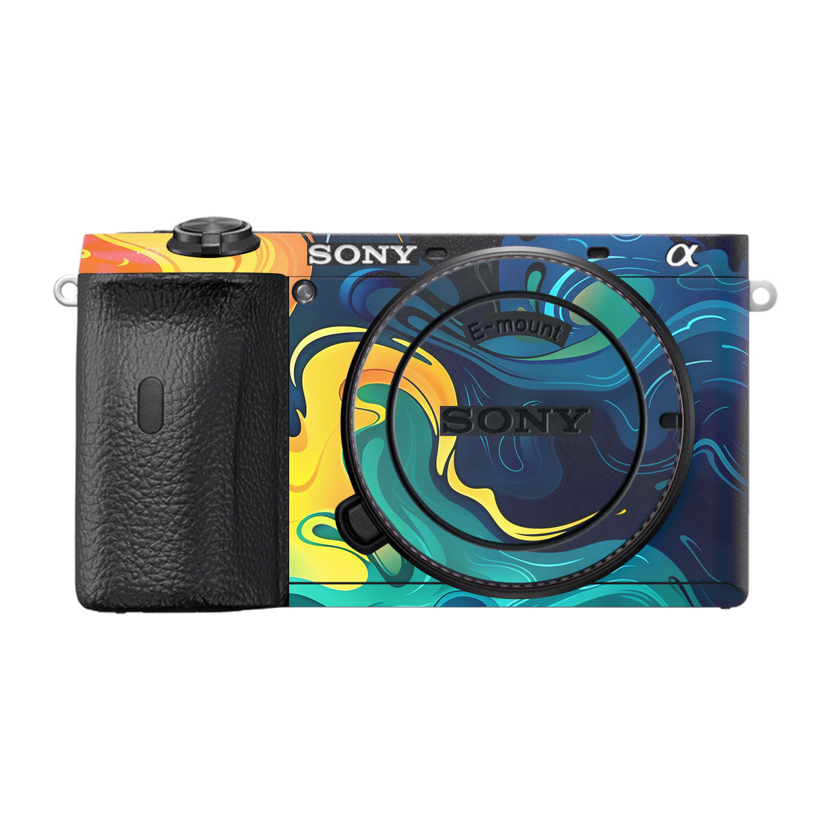 Rainbow Liquid Fusion Sony A6600 Camera Skins