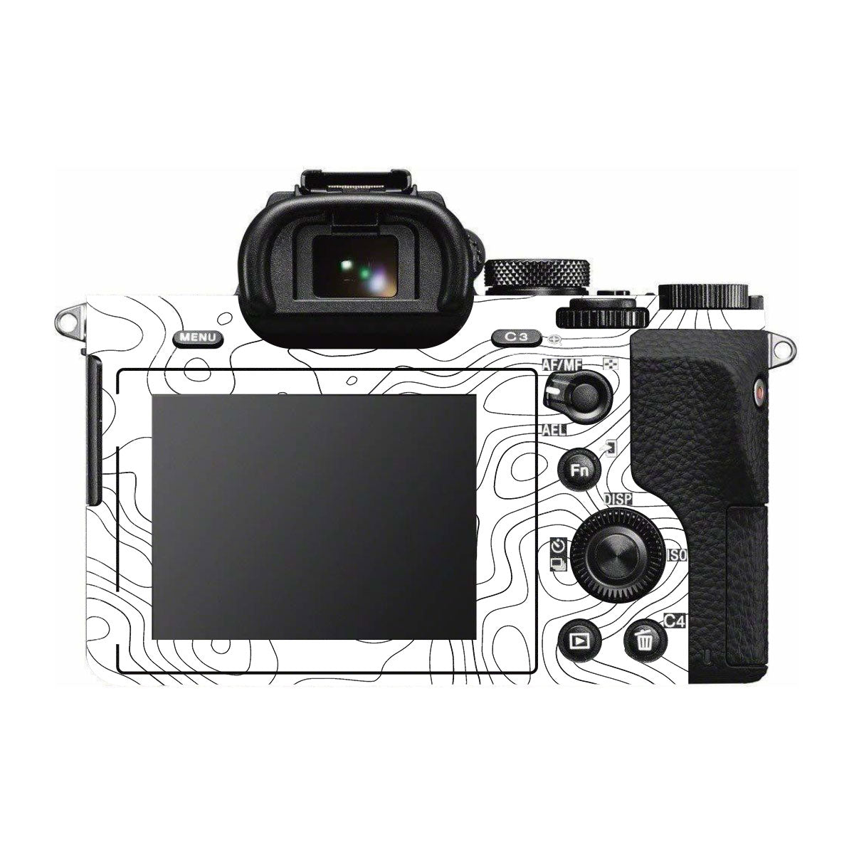 White Contour Design Sony A7S II Camera Skins