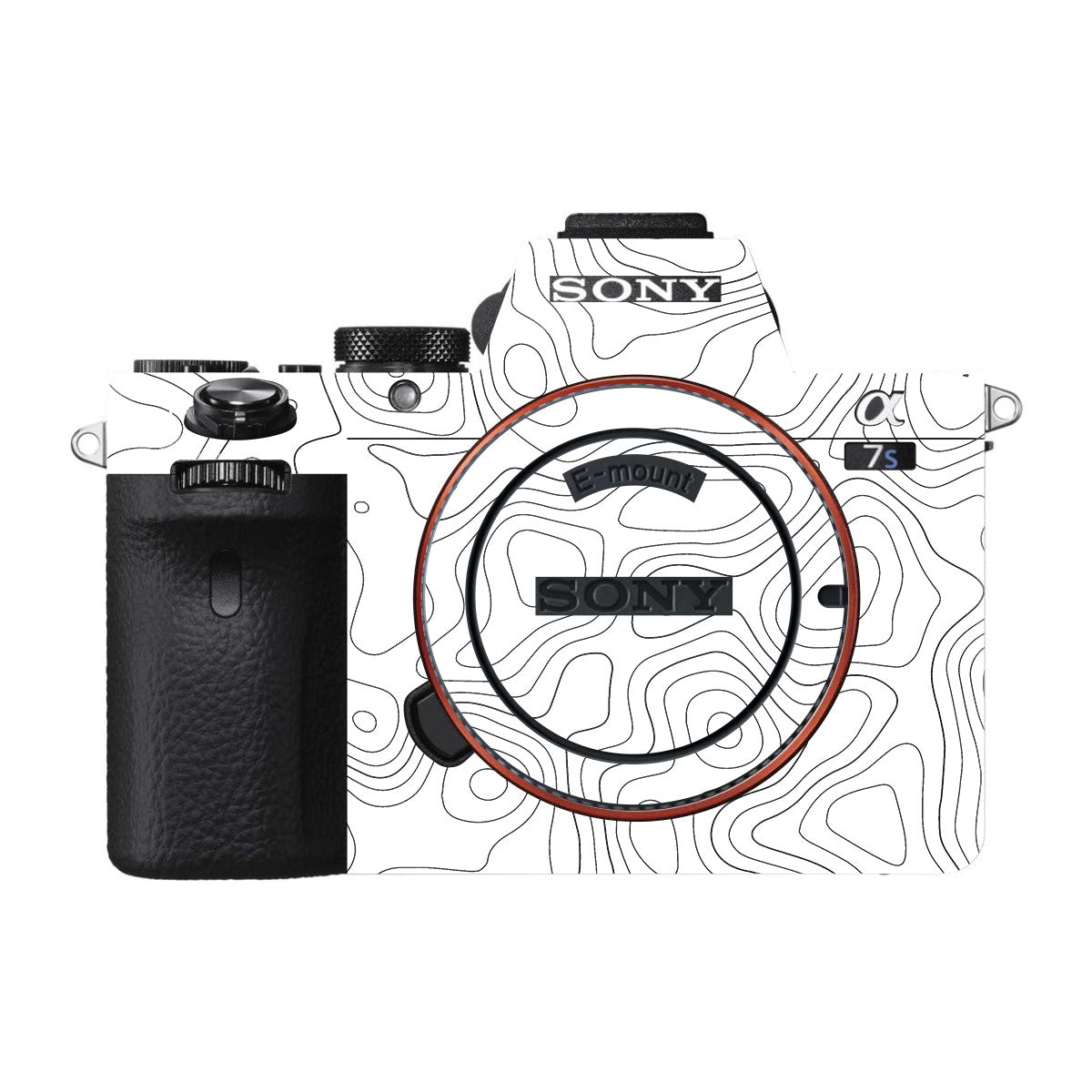 White Contour Design Sony A7S II Camera Skins
