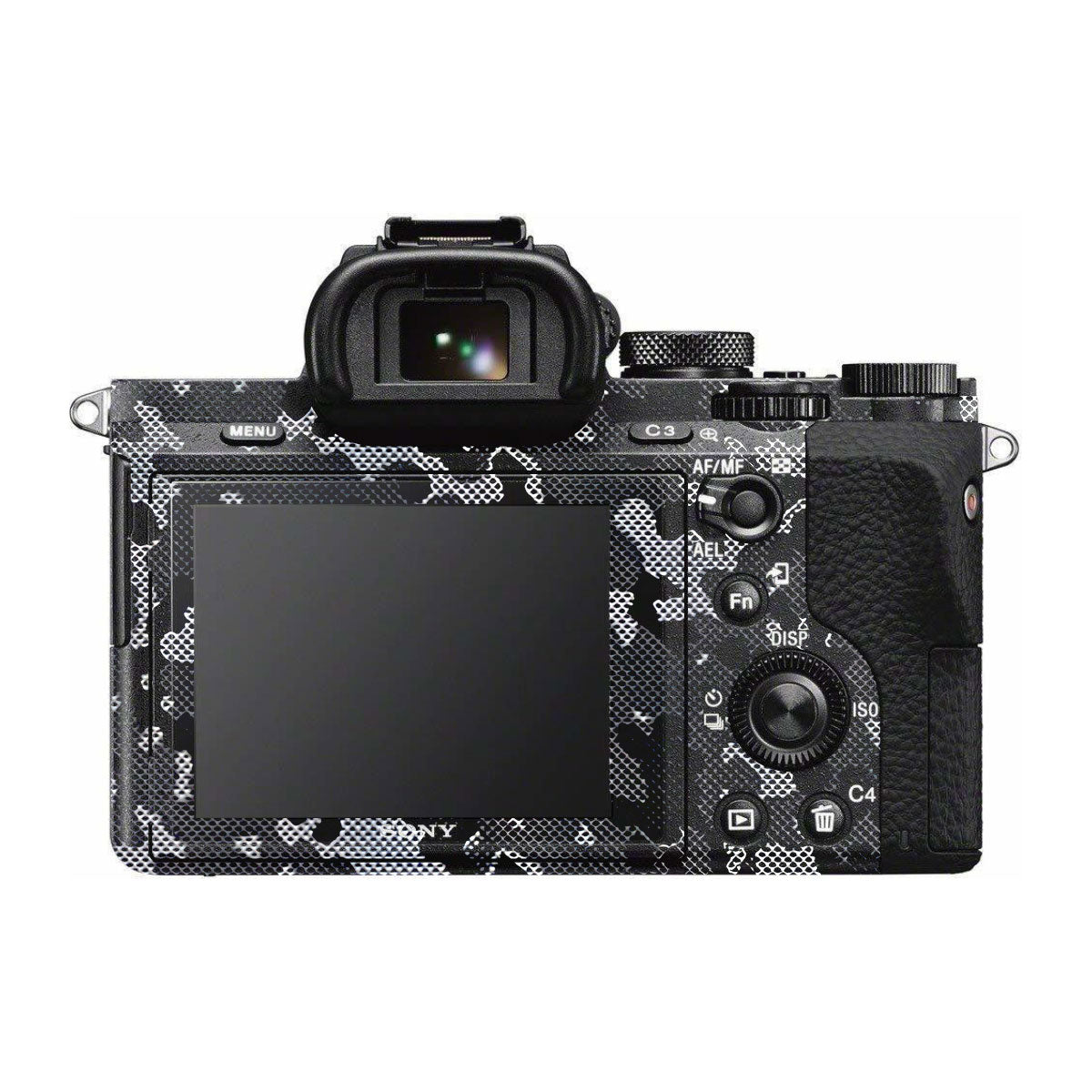 Stealth Grey Camo Sony A7S II Camera Skins