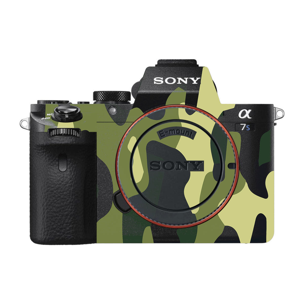 Forest Green Camo Sony A7S II Camera Skins