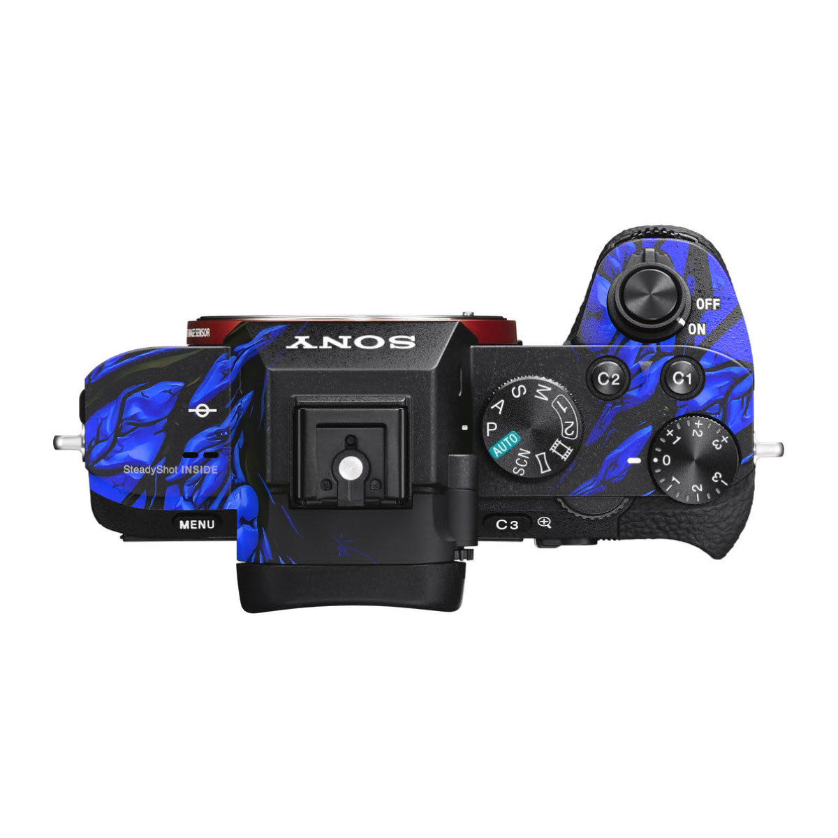 Venom Blue Sony A7S II Camera Skins