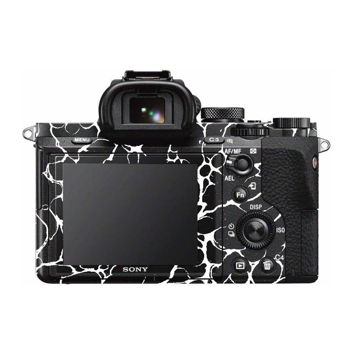 White Web Sony A7S II Camera Skins