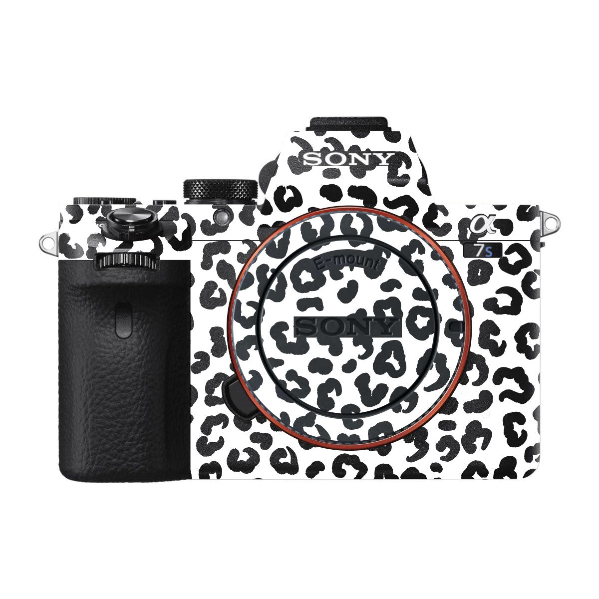 White Leopard Sony A7S II Camera Skins