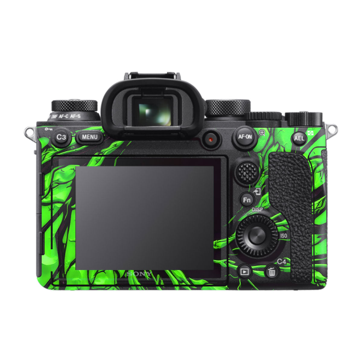 Venom Green Sony A9 Camera Skins