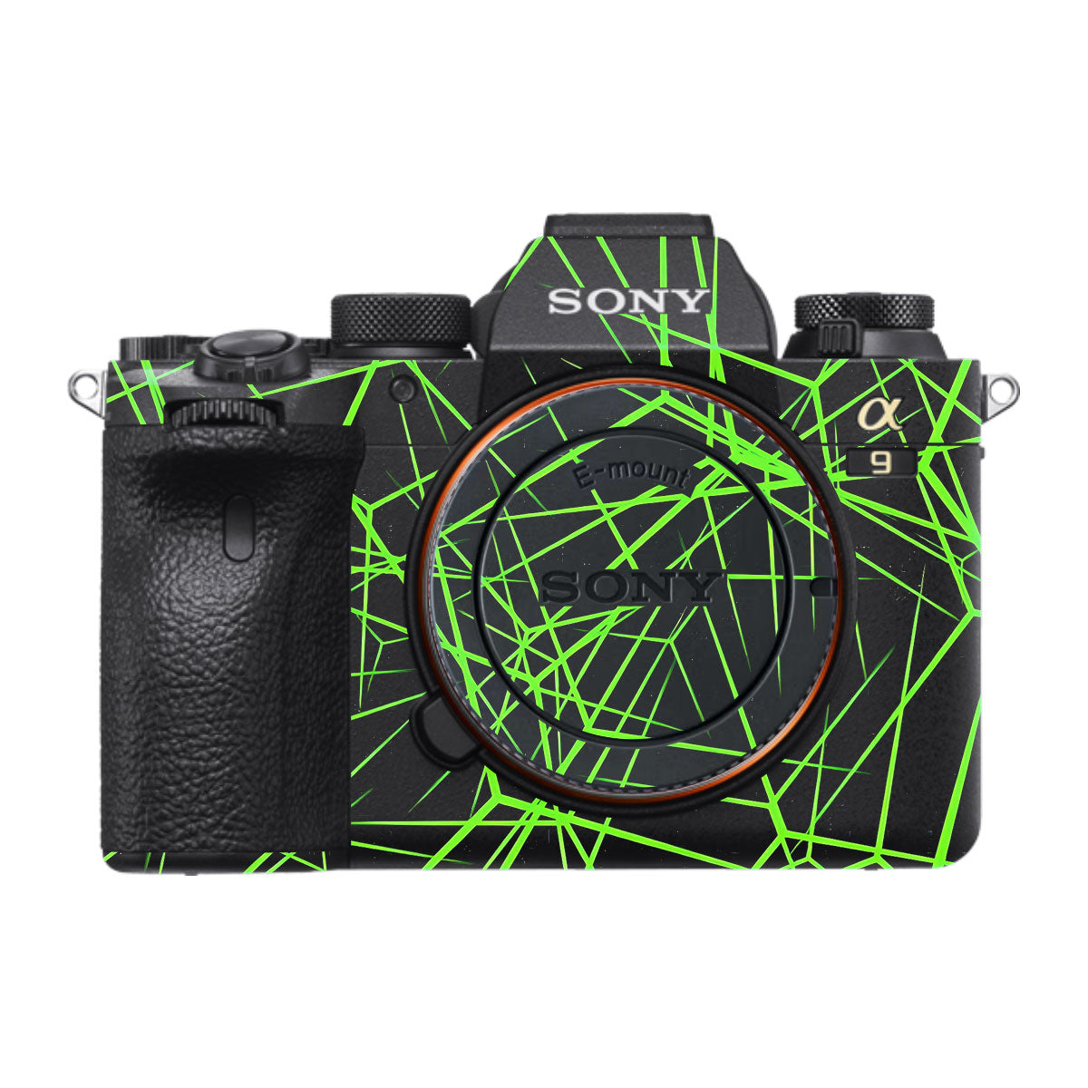 Neon Grid Sony A9 Camera Skins