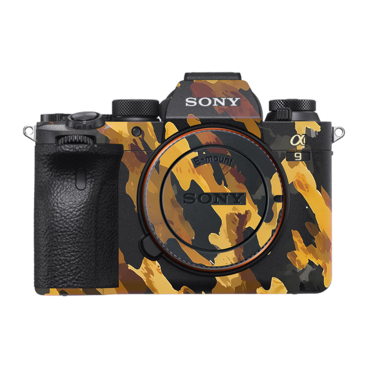 Camo Tiger Blend Sony A9 Camera Skins