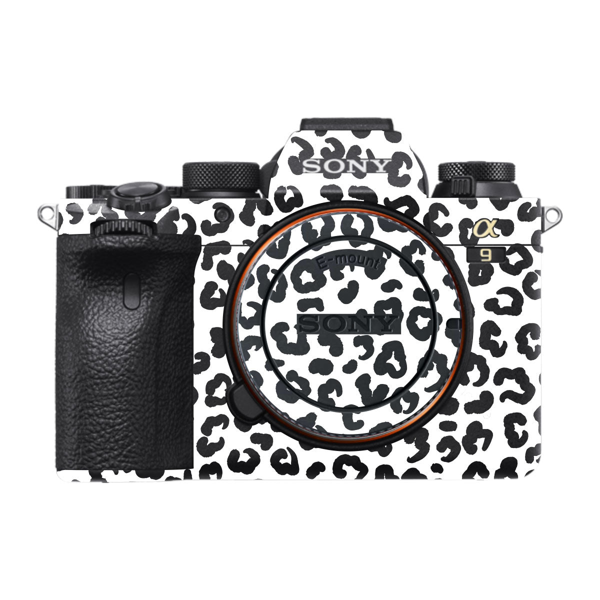 White Leopard Sony A9 Camera Skins