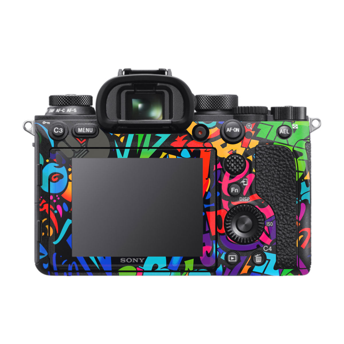 Colorful Urban Street Art Lettering Sony A9 Camera Skins