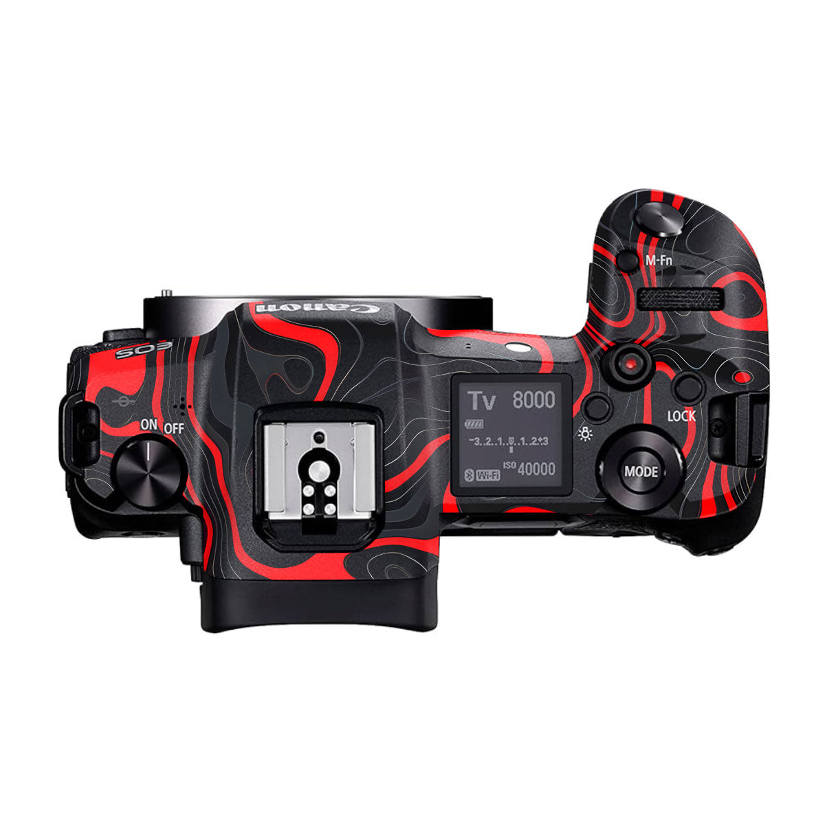 Crimson Waves Canon EOS R Camera Skins