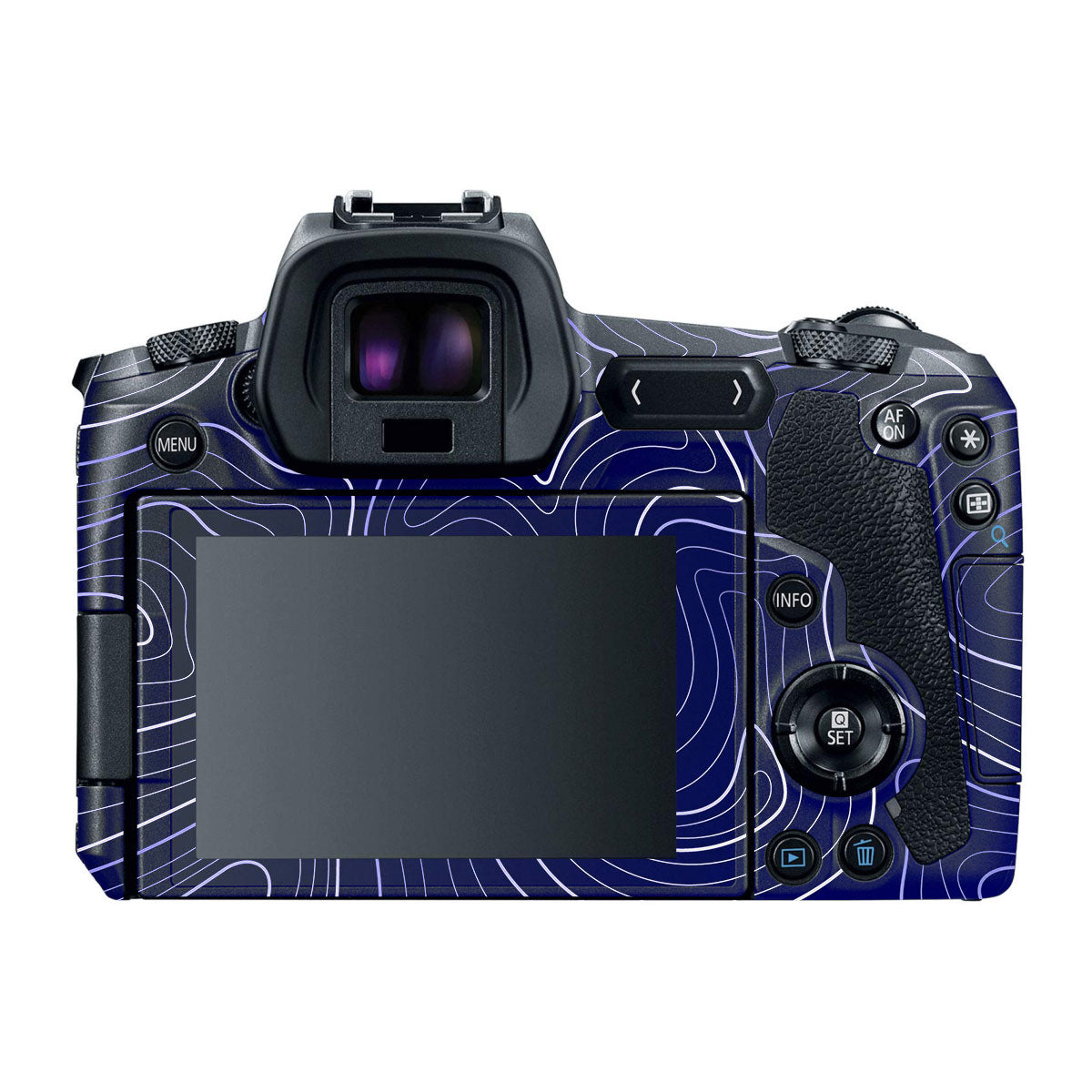 Deep Blue Contour Canon EOS R Camera Skins