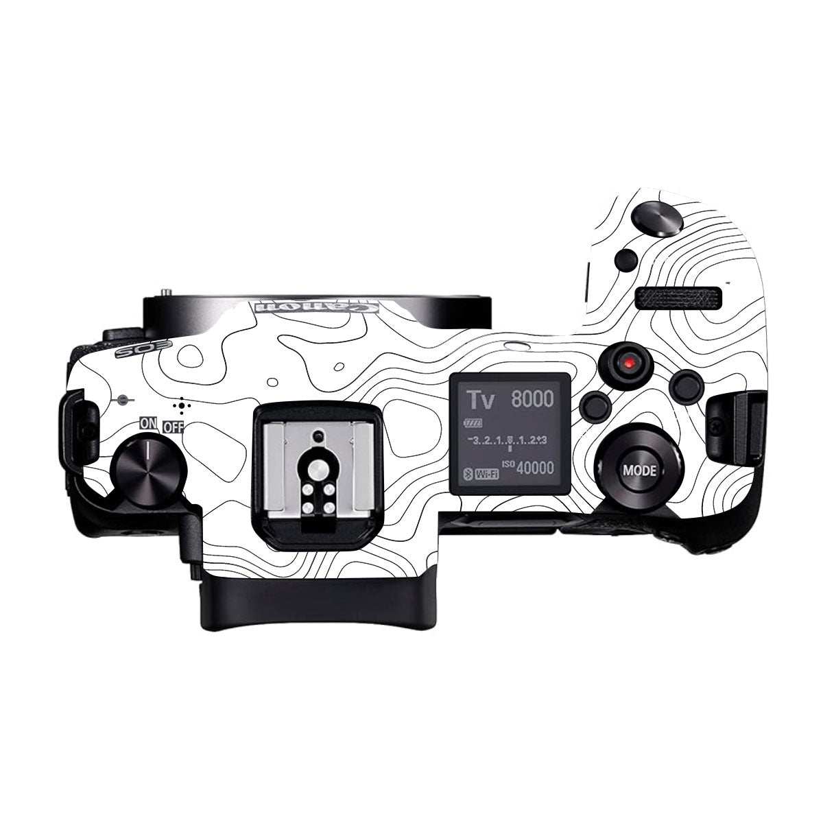 White Contour Design Canon EOS R Camera Skins