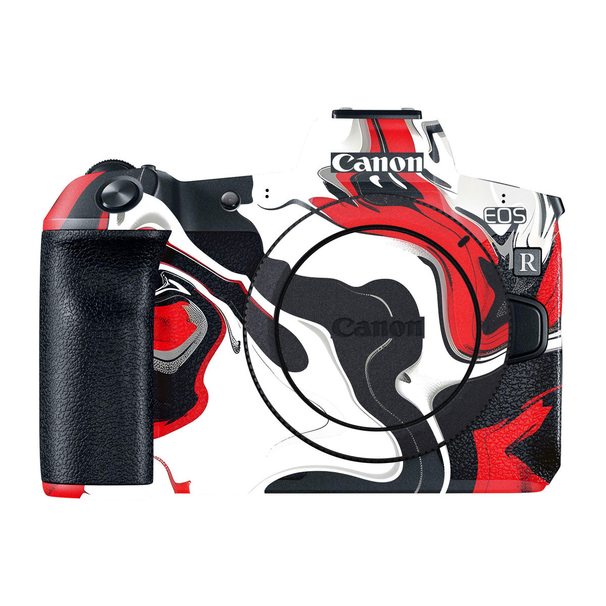 Scarlet and White Motion Canon EOS R Camera Skins