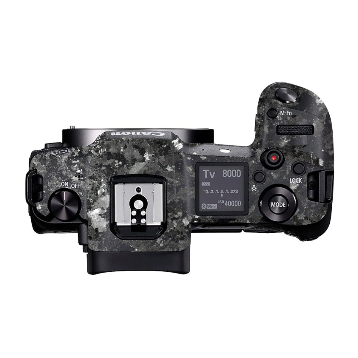 Black Granite Canon EOS R Camera Skins