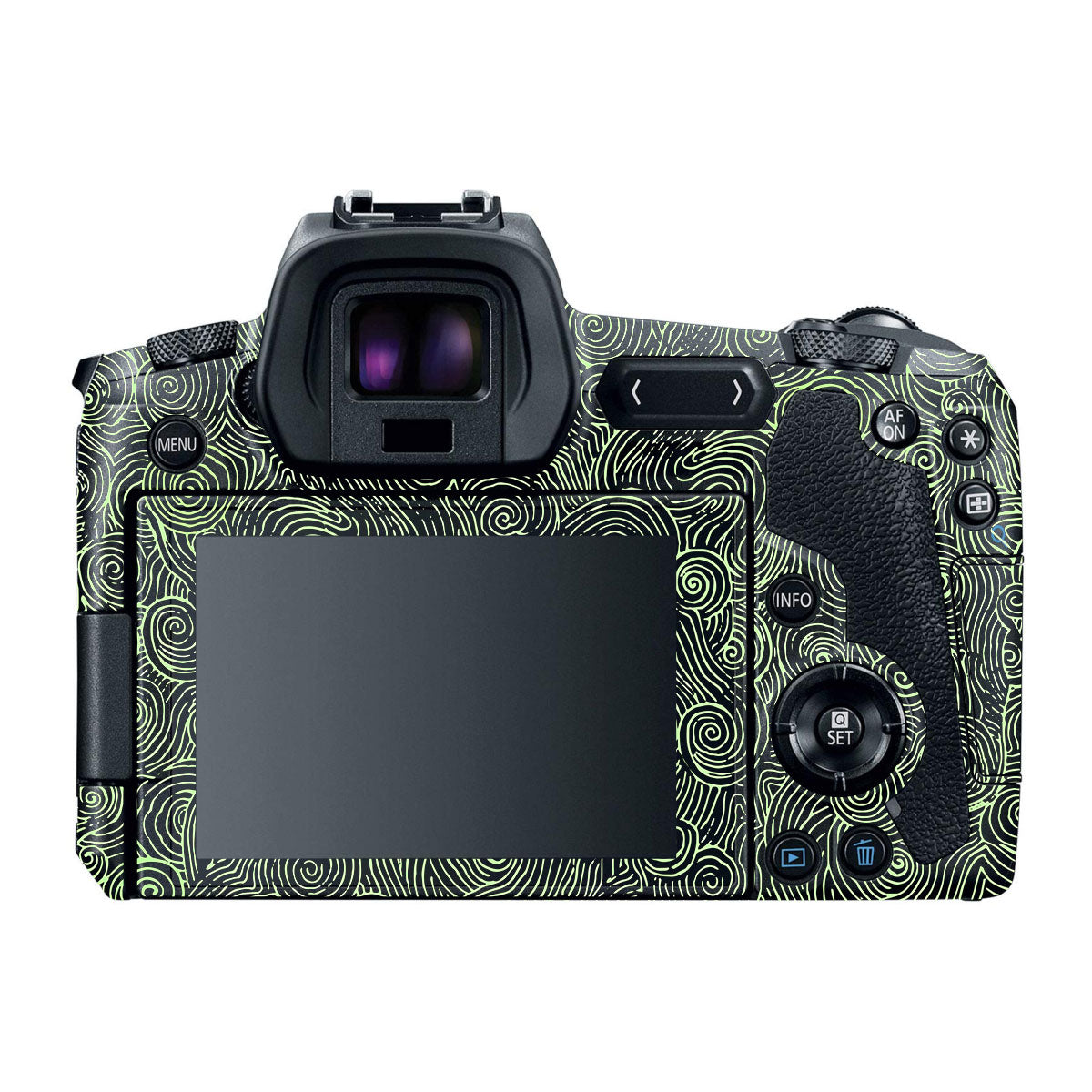 Green Spirals Canon EOS R Camera Skins