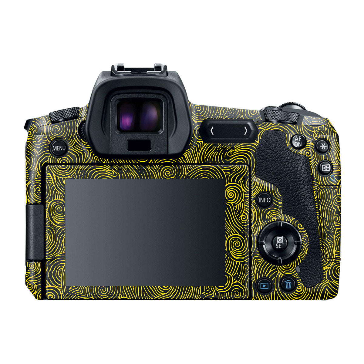 Yellow Spirals Canon EOS R Camera Skins