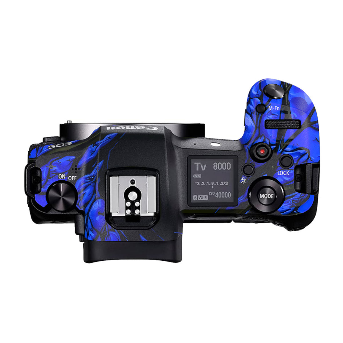 Venom Blue Canon EOS R Camera Skins